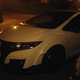 The Type R sits in my parents’ driveway after a long night of hooning.